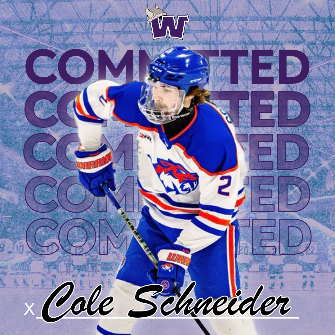 Waldorf D1 Hockey signs Cole Schneider