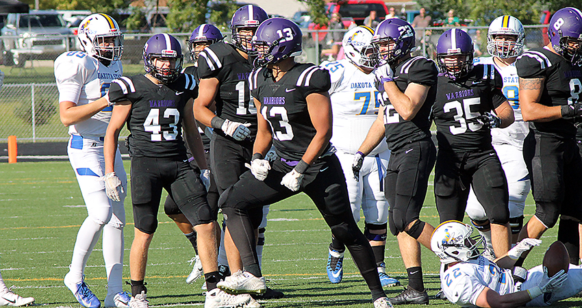 Warriors take top spot! Waldorf wins first-place fight with Dickinson State