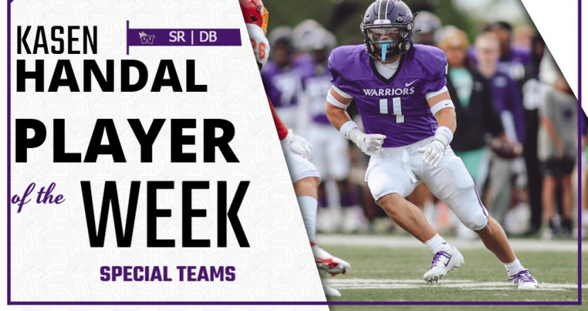 Handal Receives NSAA Player-of-the-Week Honors