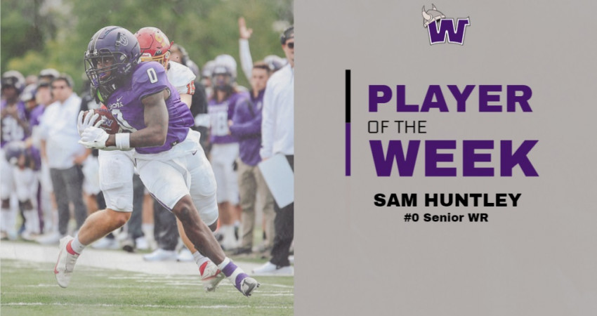 NSAA Names Huntley as Offensive Player of the Week