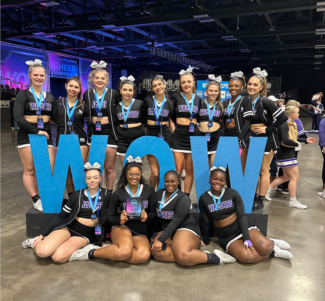 Cheerleading takes 2nd place at WOW Factor Sports Competition