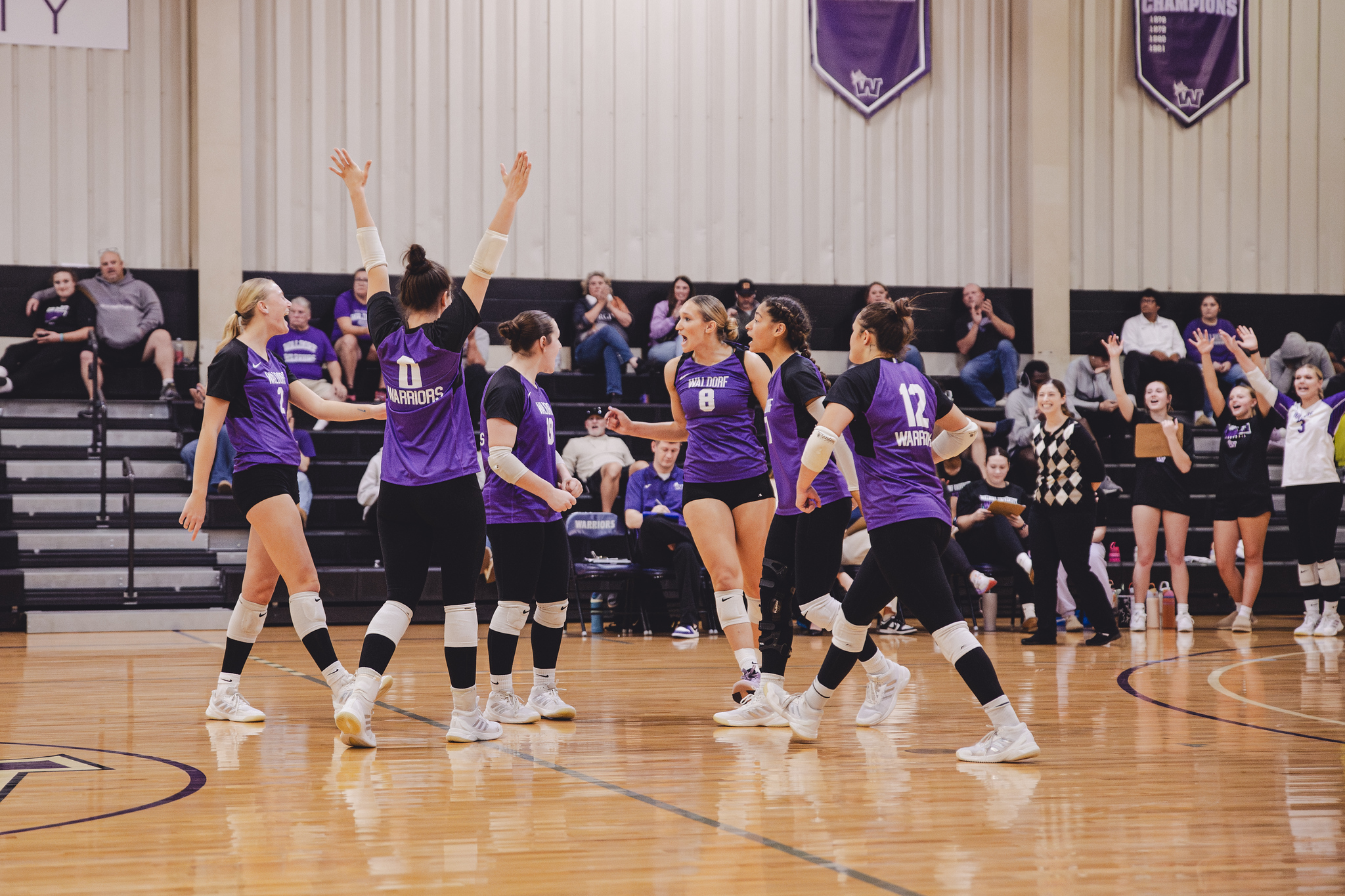 Waldorf Volleyball Rallies to Defeat Morningside in Four Sets at Home